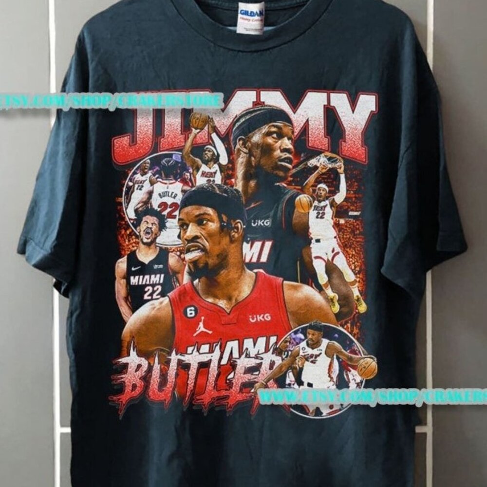 Jimmy Butler Shirt, Basketball shirt, Classic 90s Graphic Tee, Unisex, Vintage B